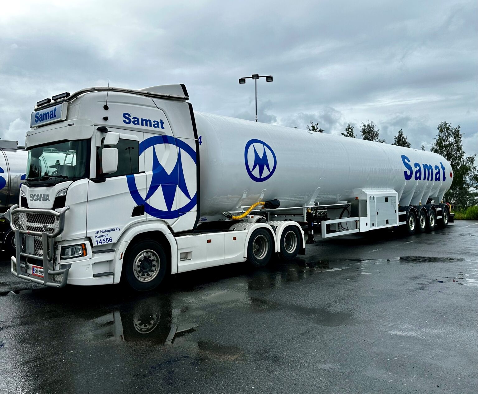 Europe's largest LNG semi-trailer for Samat Nordic BU East - Samat