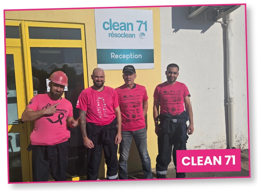 Resoclean Clean 71 station team during the awareness day